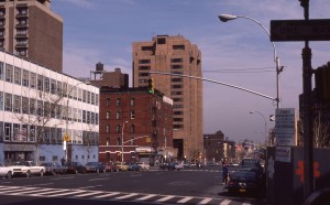 3rd Ave. at E. 95th St. looking towards E. 96th St., NYC, Aug. 1985     